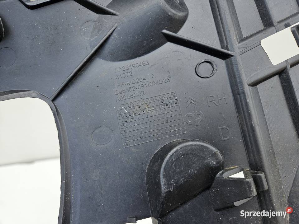 CITROEN C4 PICASSO II ŚLIZG PRAWY ZDERZAKA PRZÓD