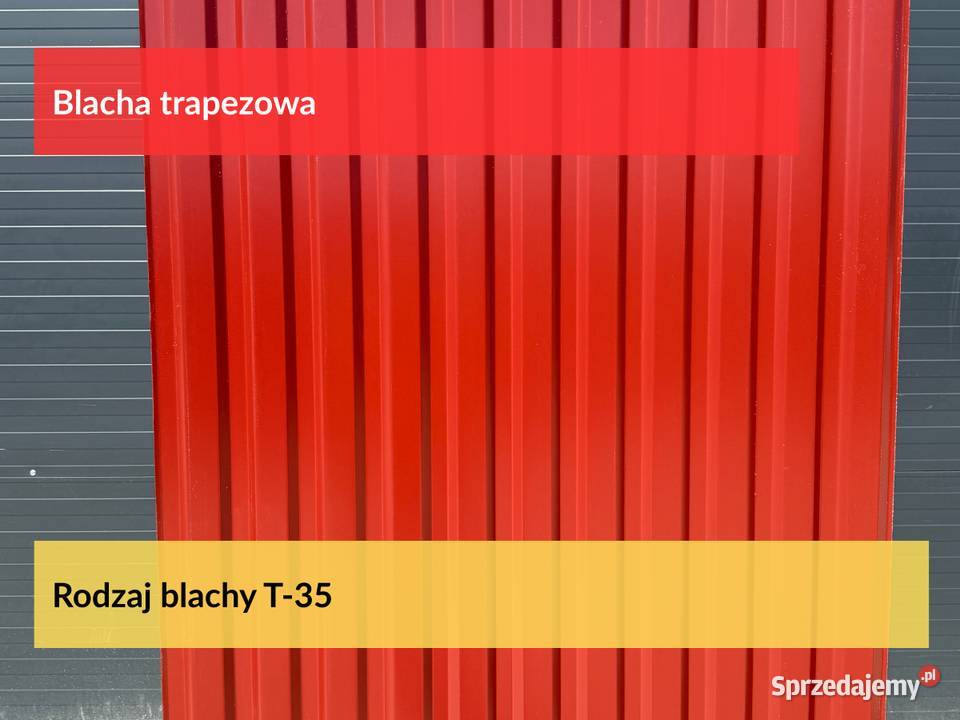 Blacha Trapezowa T35 2 gat 7016 Grafit Producent Puszczykowo