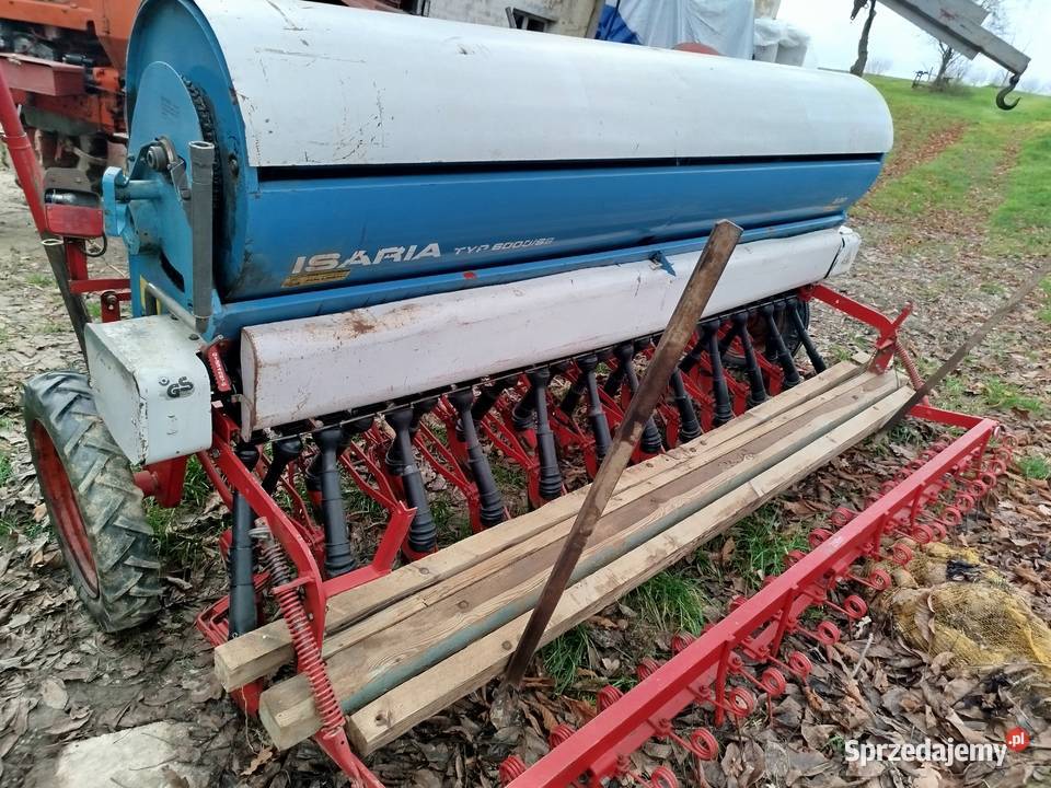 Siewnik zbożowy Isaria 3m z zaprawiarką nieuszkodzony dolnośląskie Lwówek Śląski