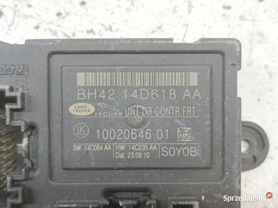 MODUŁ DRZWI LEWY PRZÓD BH4214D618AA Jaguar XJ sprzedam