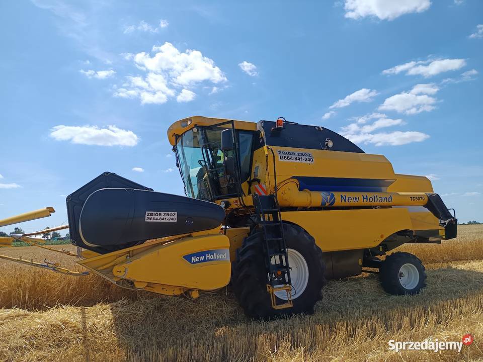 Kombajn zbożowy holland tc 5070 Kabina Łódź