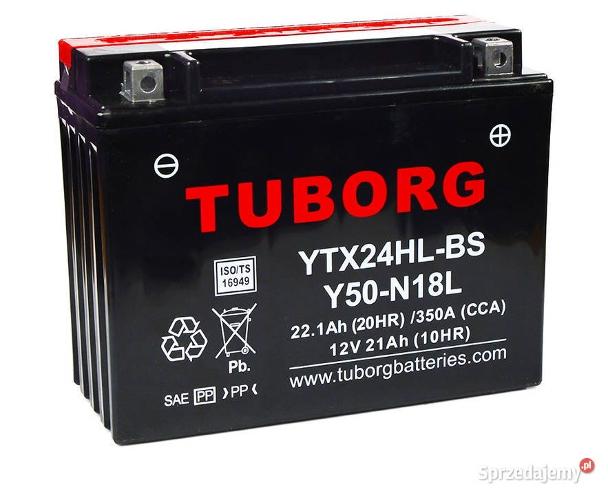 Akumulator Tuborg YTX24HLBS 12V 21Ah 350A P Luboń sprzedam