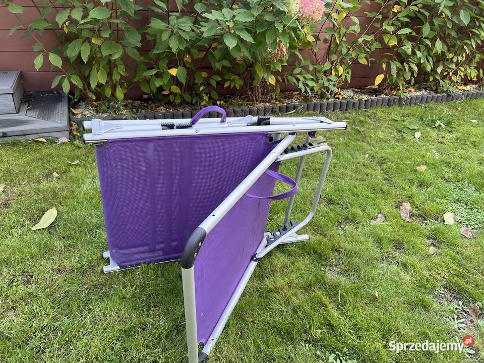 Sprzedam leżaki aluminiowe skladane metal Warszawa