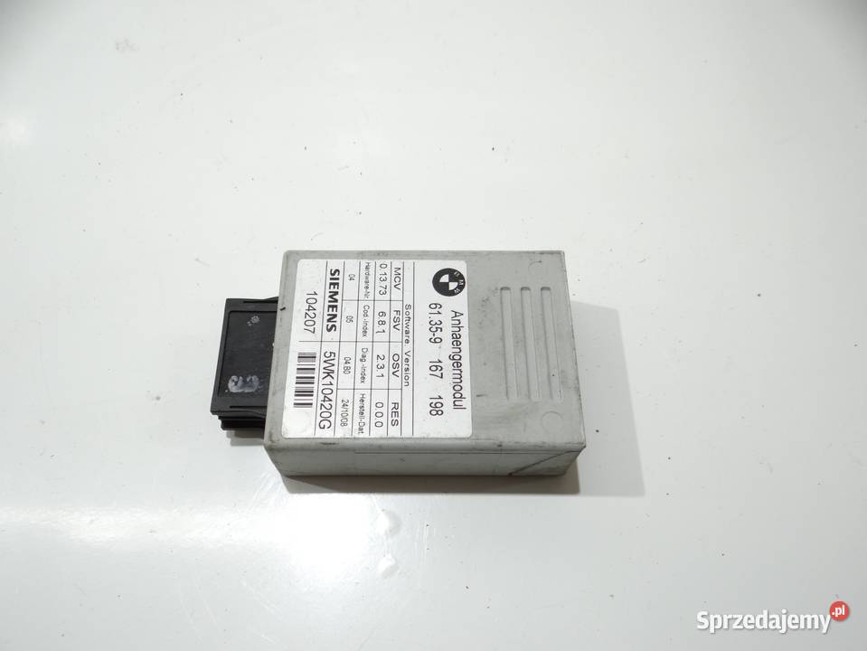 MODUŁ STEROWNIK HAKA BMW E82 E87 9167198 Strzyżewice