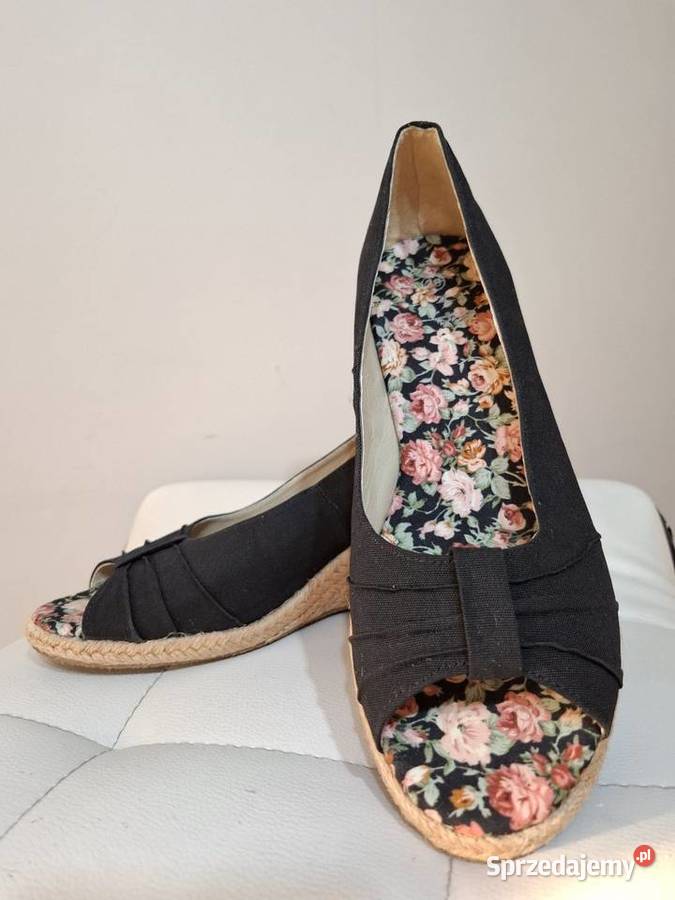 Espadryle 39 koturny damskie letnie wiosenne Sandały i klapki Kraków