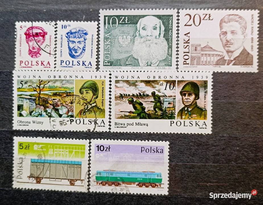 L Znaczki polskie 1985 kwartał III