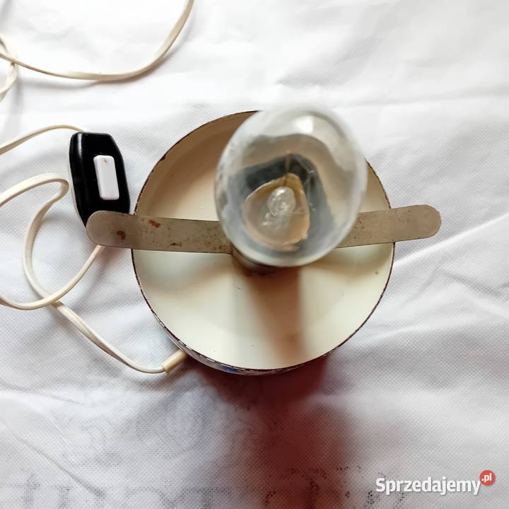 Lampka nocna z porcelanową podstawą SP LUMET wielkopolskie Koźminek