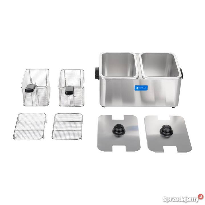 Podwójna frytkownica 2x8L frytownica termostat śląskie