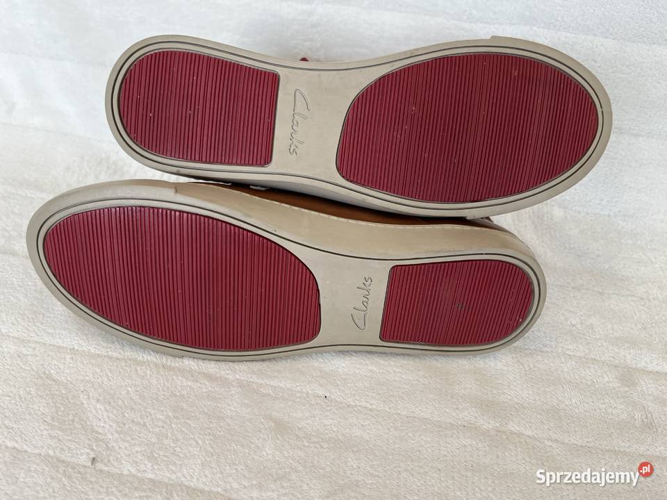 Clarks Sneakersy Somerset skórzane buty damskie Obuwie sportowe