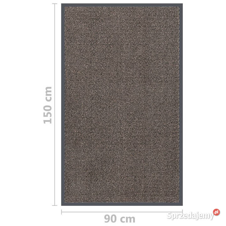 Wycieraczka tuftowana 90x150 ciemnobrązowa Warszawa sprzedam