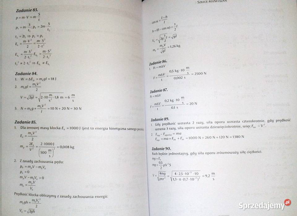 Fizyka Zbiór zadań maturalnych Alfred Ortyl Pozostałe Chełm sprzedam