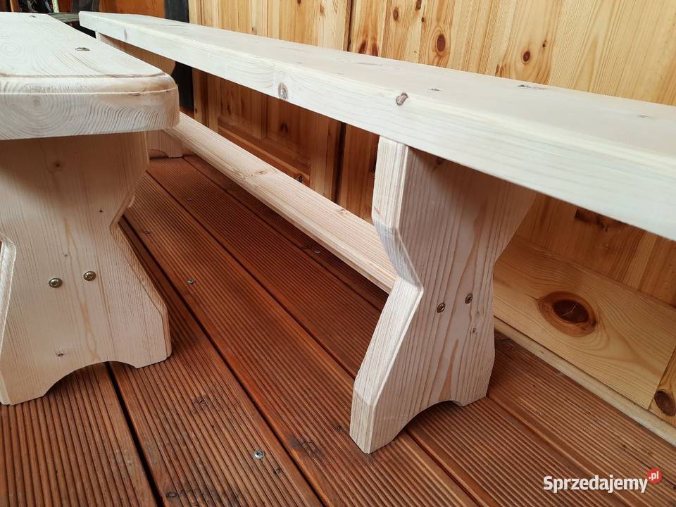 Ławka drewniana ogrodowa świerkowa Dom i Ogród Miechów