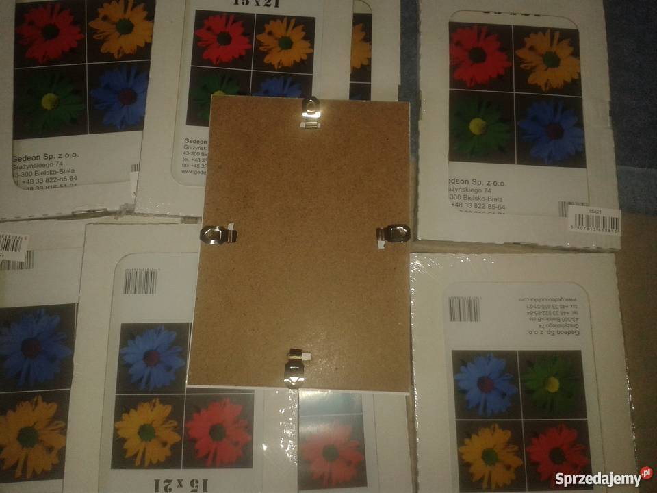 Ramka na zdjęcie do wieszania 15x21 NOWE 9 sztuk Dom i Ogród Kraków