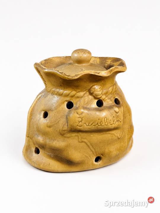 Klimatyczny Ceramiczny Pojemnik na Cebulę Przybory kuchenne Poddębice