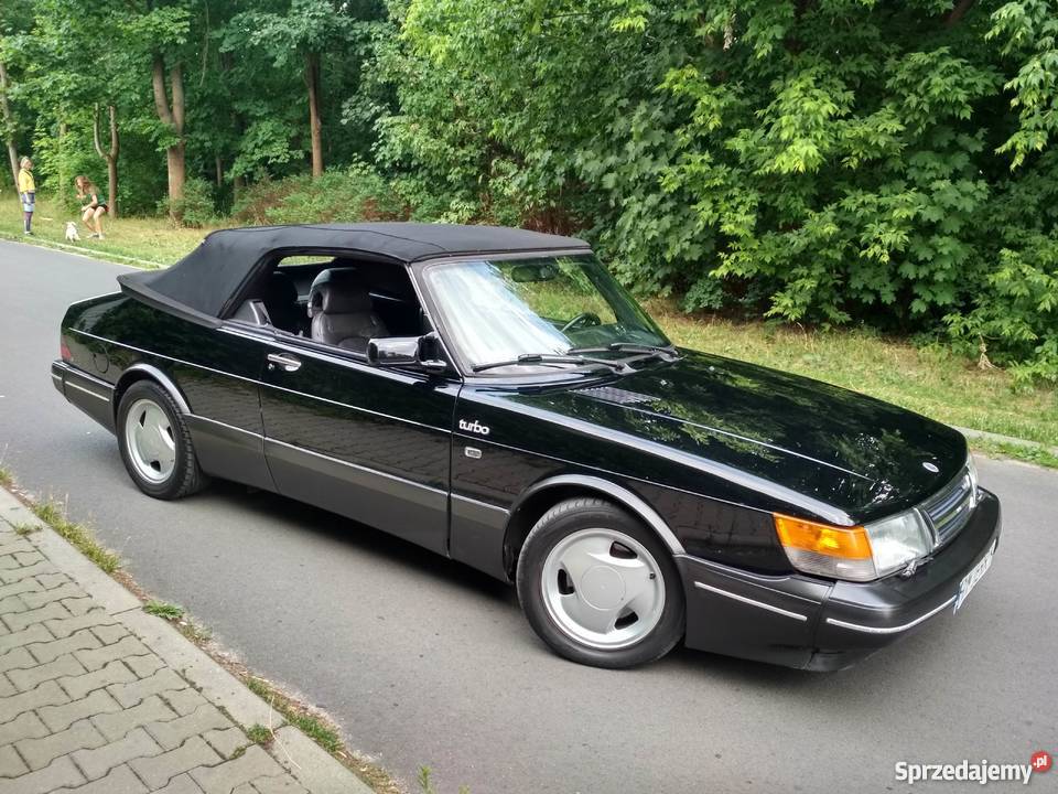 SAAB 900 Turbo Aero Carbio skórzana tapicerka