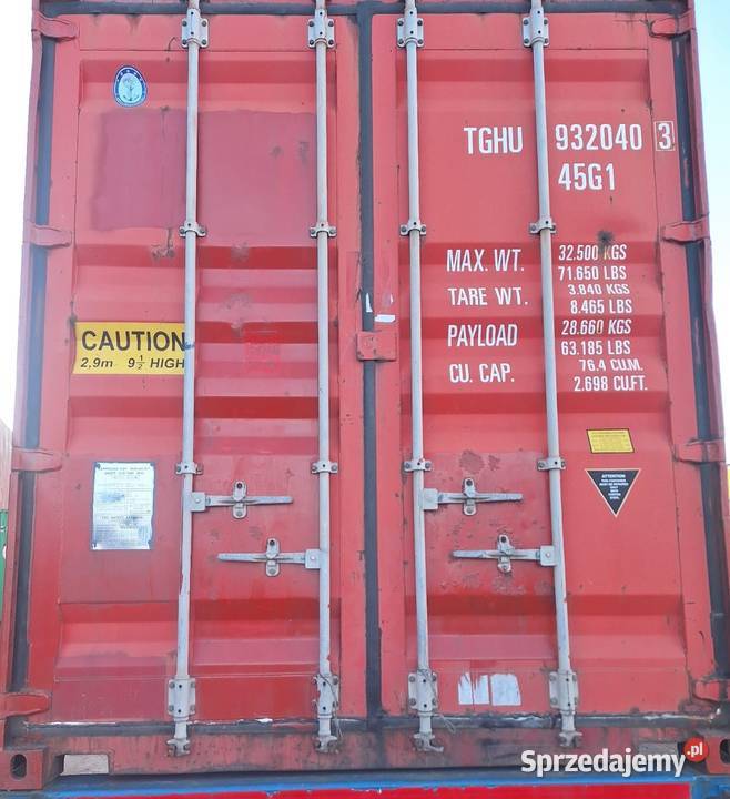 Sprzedam kontener morski 12m40HC Promocja Białystok