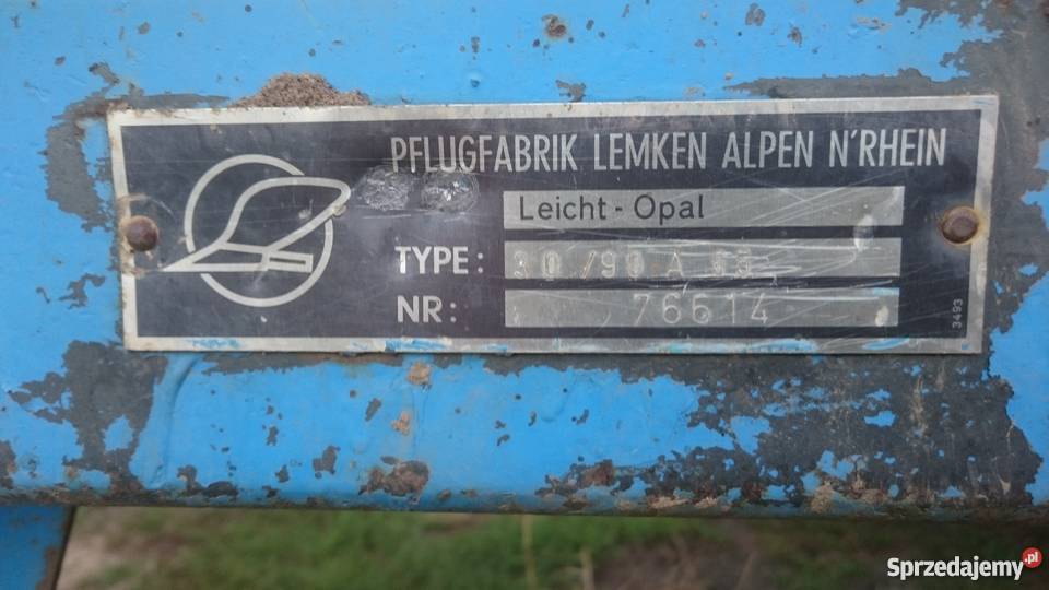 Pług obrotowy Lemken Opal 3 skibowy Lemken