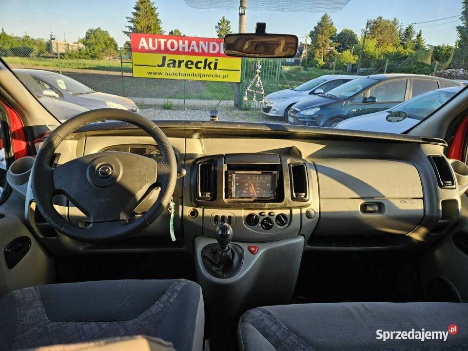 Opel Vivaro Opłacony Zdrowy Zadbany Serwisowany czerwony Kisielice