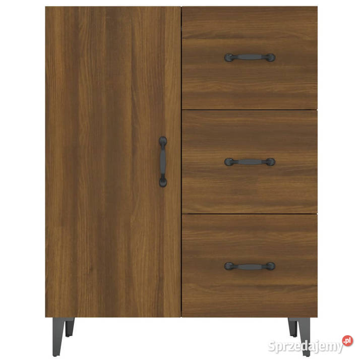 Szafka brązowy dąb 695x34x90 materiał Pozostałe