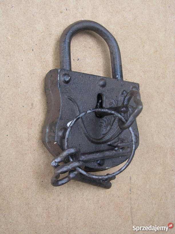 KŁÓDKA Z KLUCZAMI żeliwo PIĘKNA Antyki Kraków