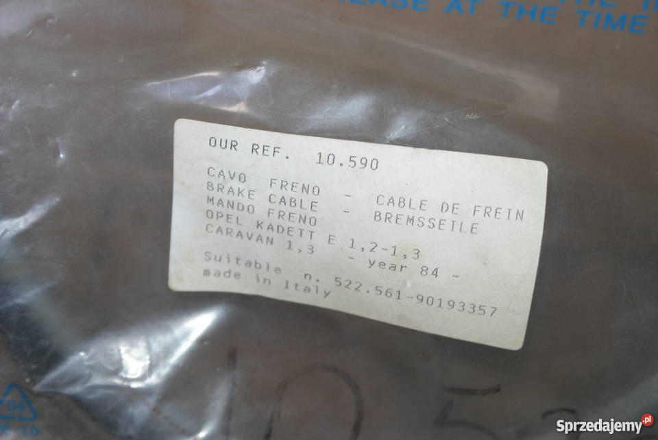 LINKA HAMULCA RĘCZNEGO AUDI 80 7887 811609721A Białobrzegi