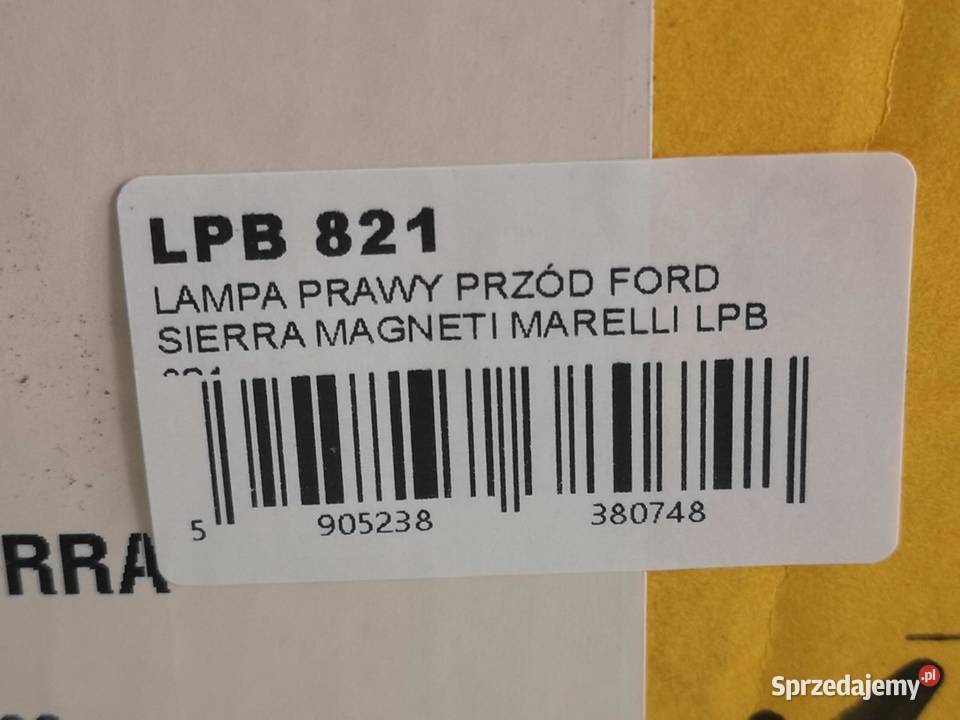 LAMPA PRAWY PRZÓD FORD SIERRA MK2 19871993 NOWA sprzedam