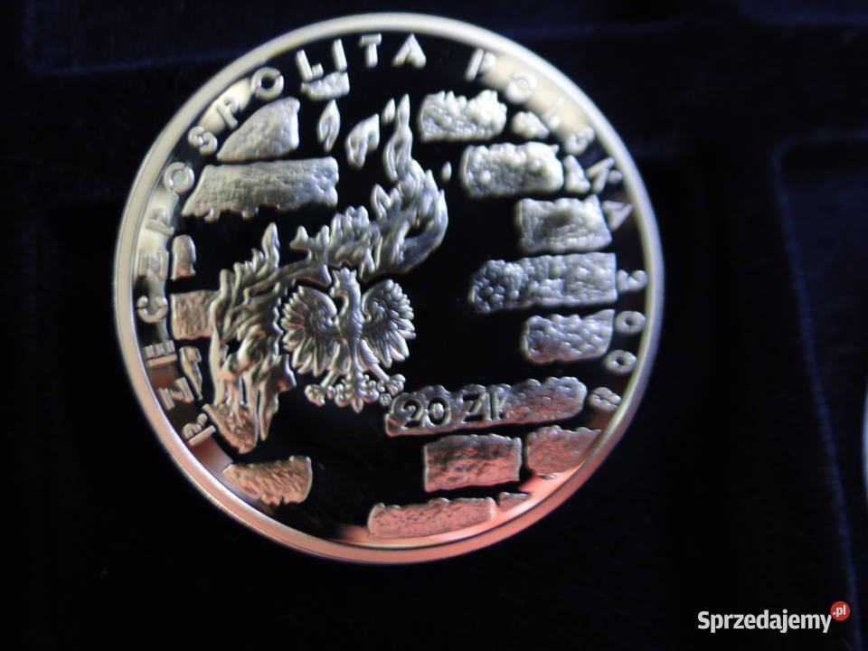 Ag925 Moneta 65 Rocznica Powstania W Getcie