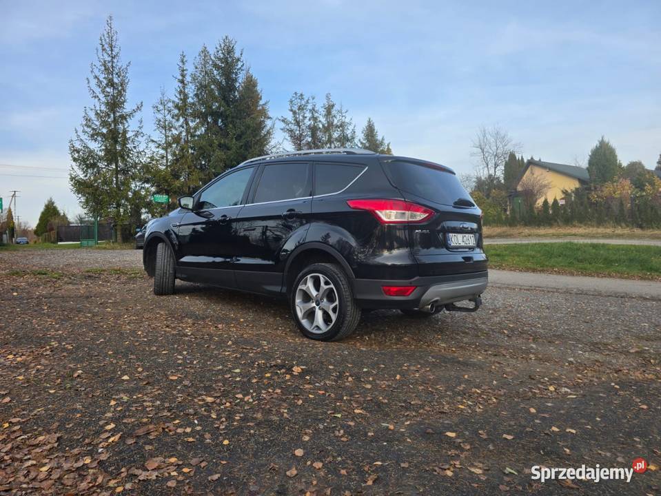 Ford Kuga 20 TDCi Zadbany egzemplarz AWD 4x4 skórzana tapicerka Kuga Wolbrom
