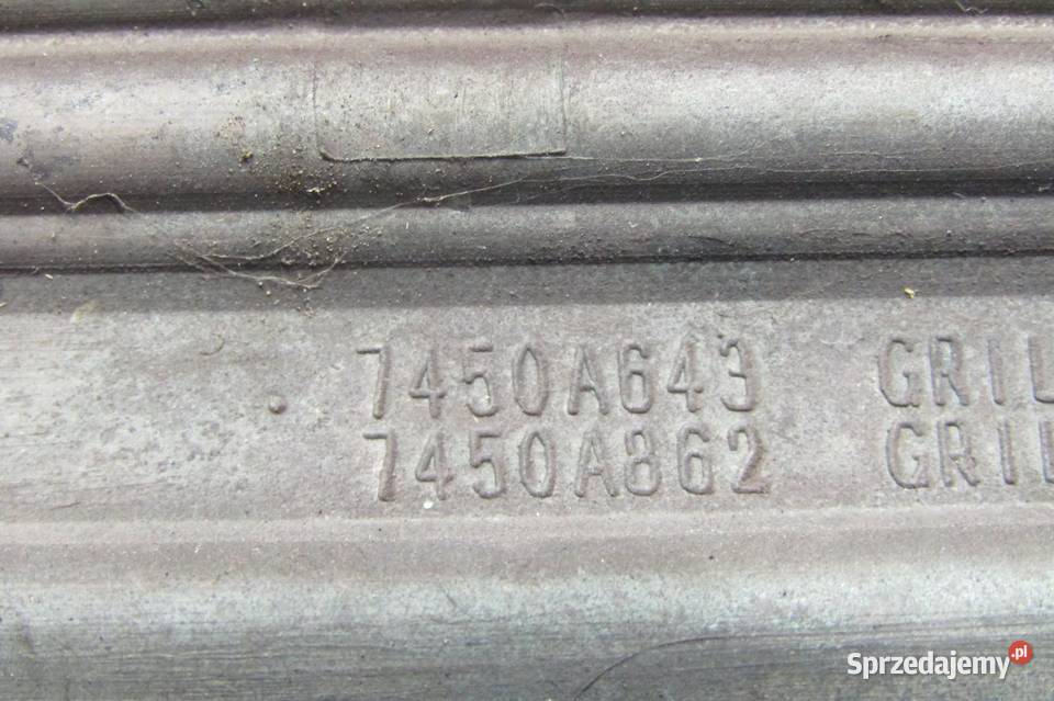 GRILL ATRAPA ZDERZAKA PRZEDNIA PRZÓD MITSUBISHI lubelskie