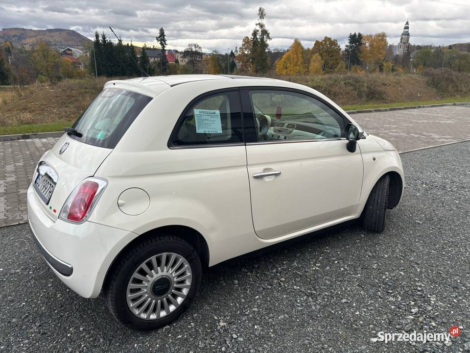 Fiat 500 Lounge ss 09 Twinair 85 salon Rok produkcji 2011 Bystrzyca Kłodzka sprzedam