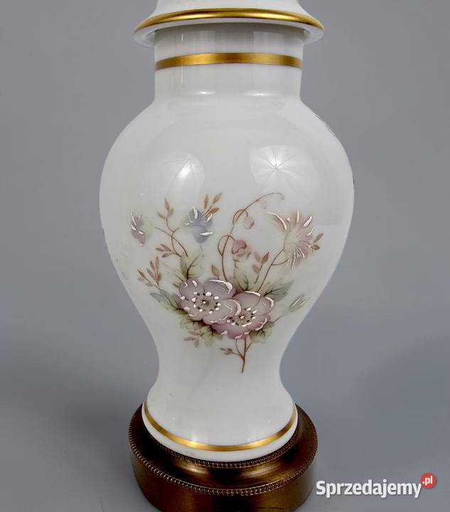 Lampka stołowa Ray Limoges Francja połowa XXw Bronisze