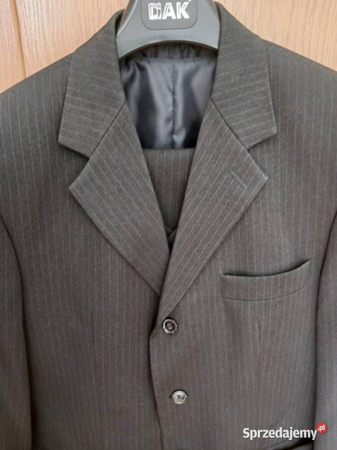 Garnitur męski 3 częściowy w paseczki 1709682 śląskie Częstochowa sprzedam
