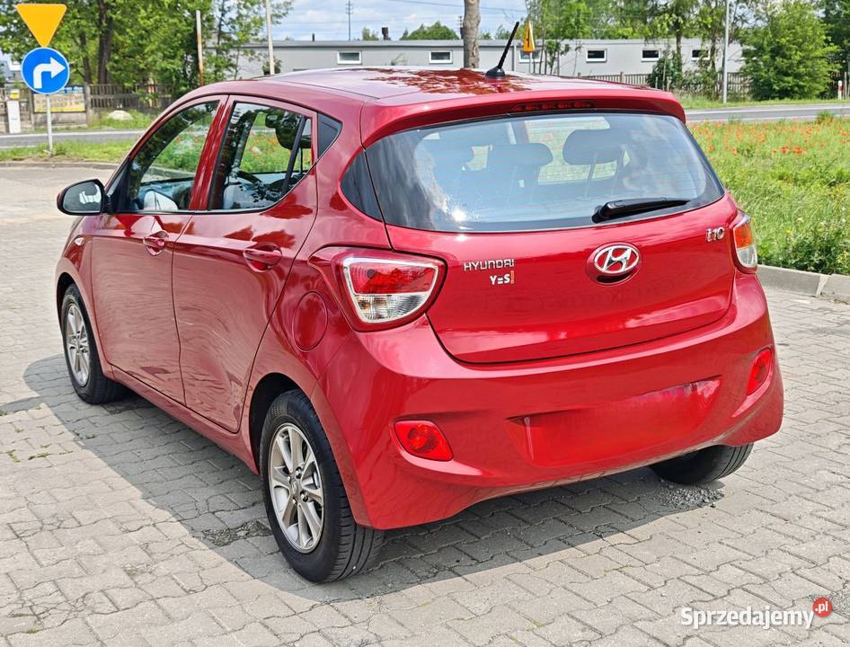 Hyundai i10 10 67 2016r Klimatyzacja Podgrzewane Łask