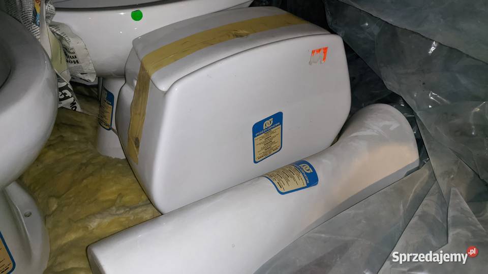 Ceramika łazienkowa komplet nowy bidet kompakt biały Ciężkowice sprzedam