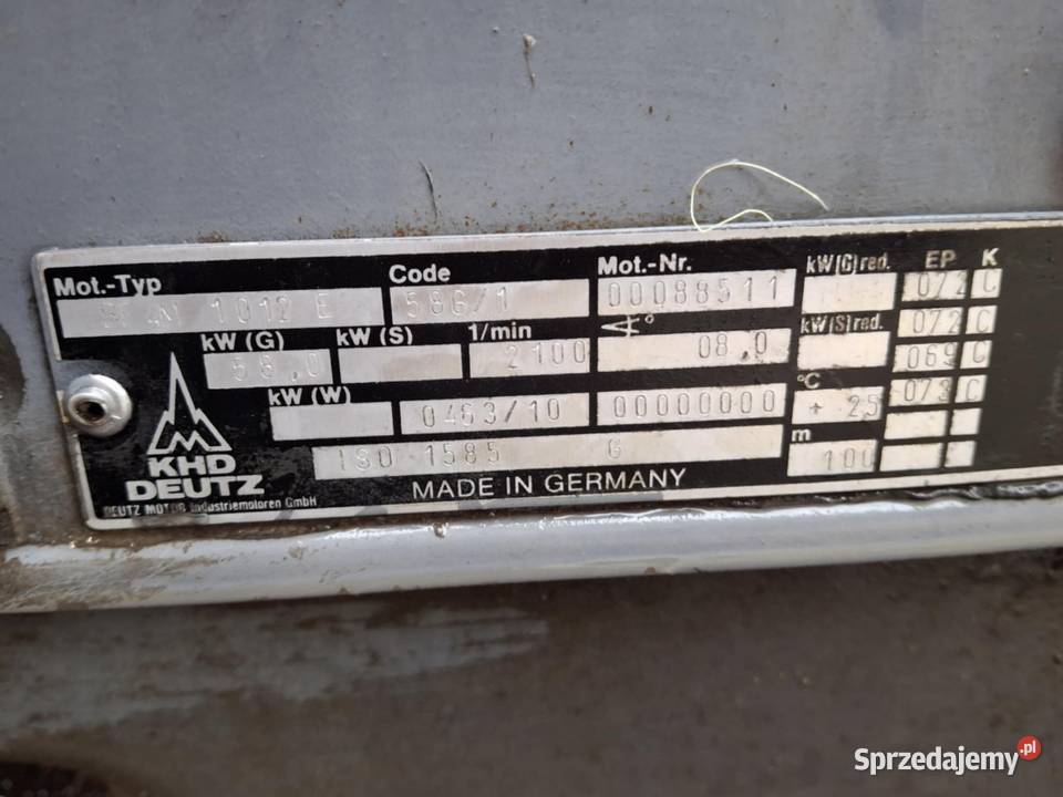 Silnik Deutz BF4M1012E Chojnów