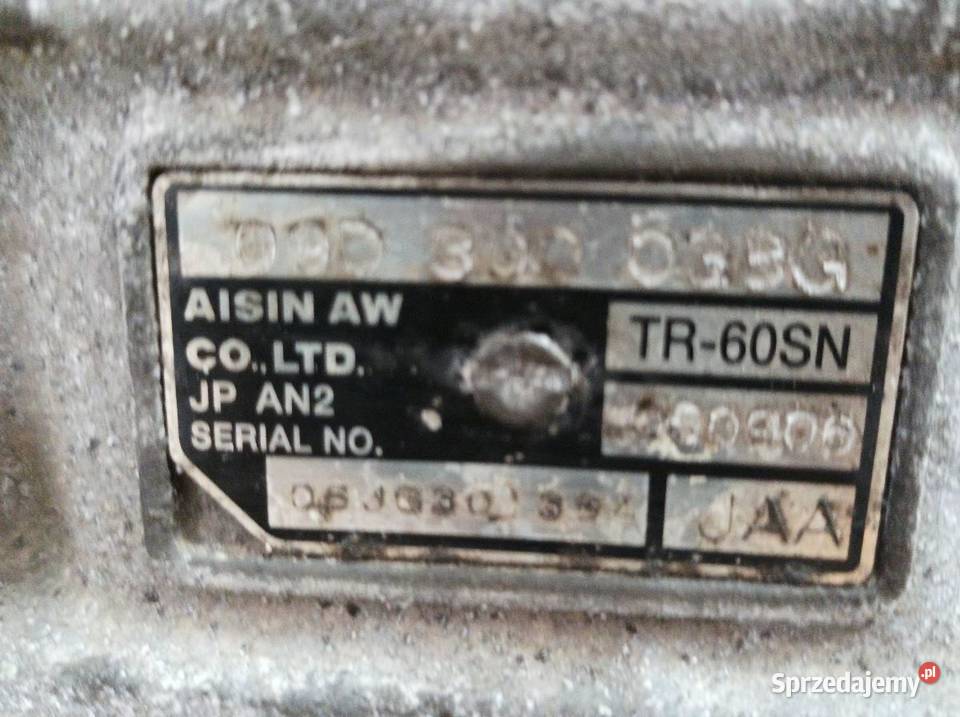 SKRZYNIA BIEGÓW AUTOMATYCZNA JAA KOMPLET 45 V8