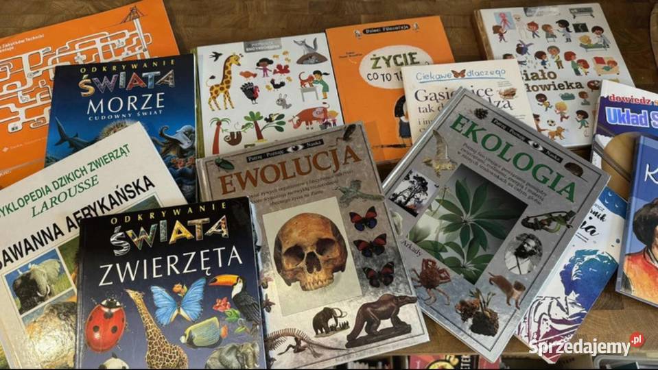 Zestaw ksiazek edukacyjnych