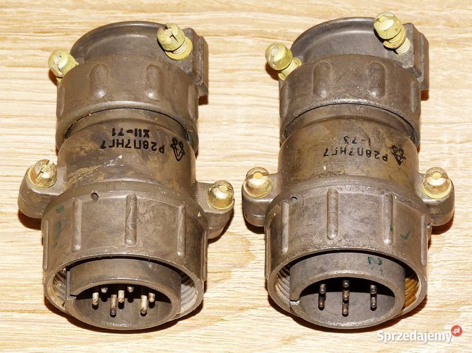 Złącze wtyk męski przemysłowy wojskowy 7 pinów Gliwice sprzedam