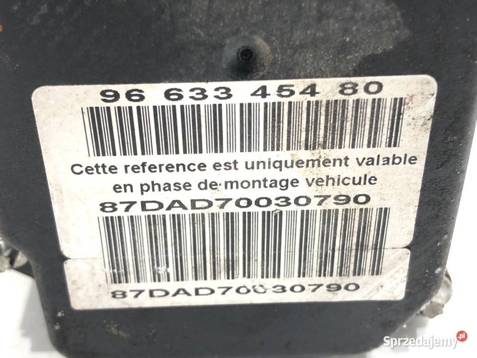 POMPA ABS CITROEN C4 I 9663345480 16 109 0414 Układ ABS i ESP podkarpackie