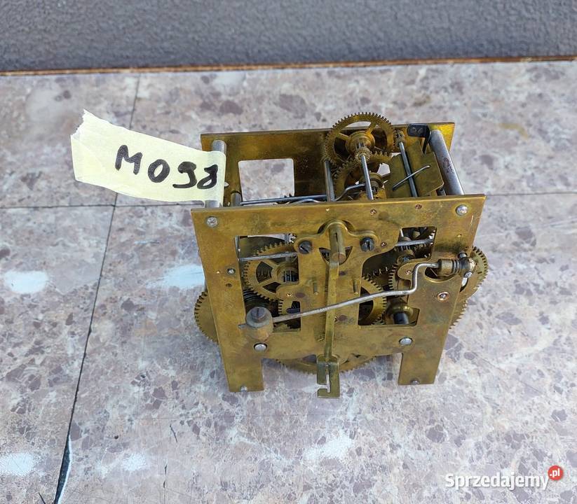 M098 Mechanizm starego zegara ściennego Junghans Tczew