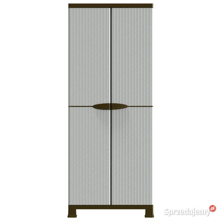 Szafka plastikowa 68x39x1715 motyw rattanu Warszawa