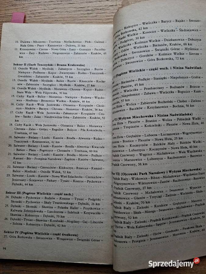 Trasy kolarskie wokół Krakowa Jerzy Małecki Kraków sprzedam