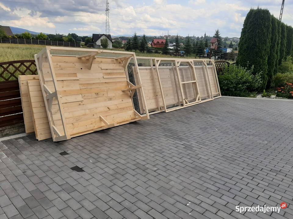 Kurnik kur z wolierą Jordanów