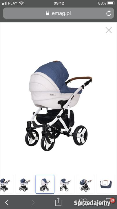 Wózek Coletto Florino 2 w 1 na gwarancji Okazja śląskie Katowice