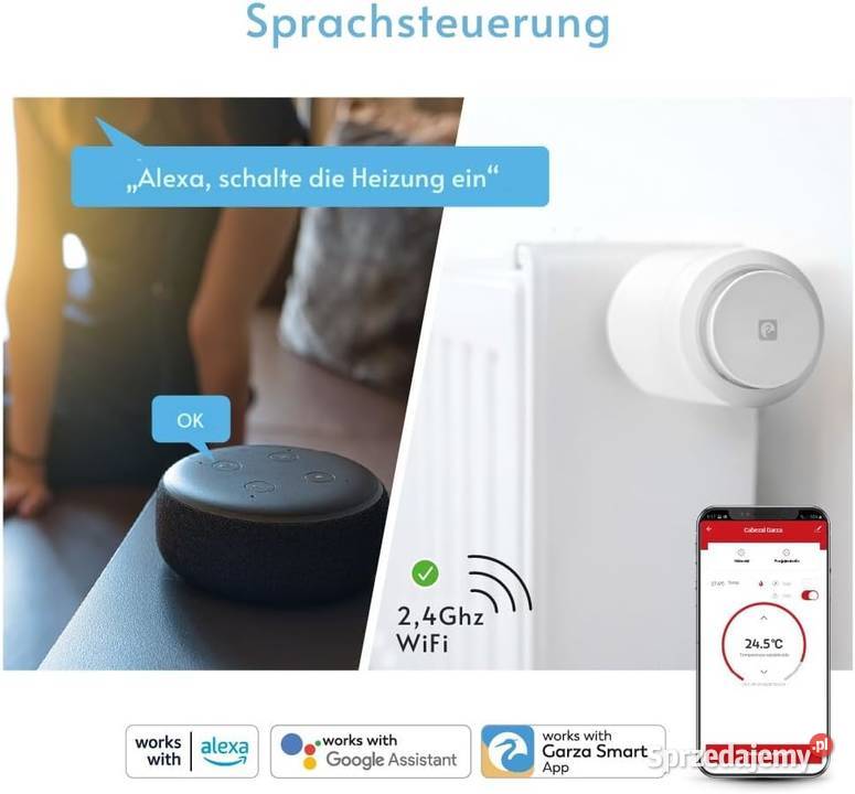 Zigbee 30 Smart głowica termostatyczna Jaworzno