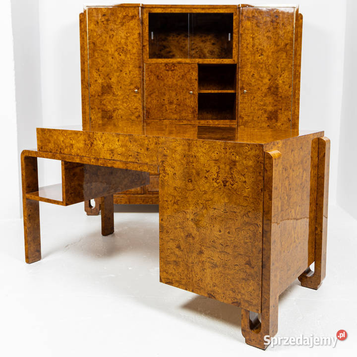 Gabinet Art Deco Biurko Biblioteka Designe Wiąz Swarzędz