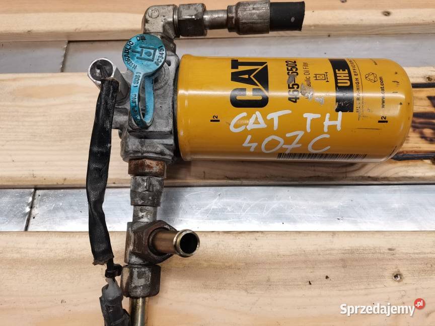 CAT TH 407 Adaptacja filtra hydrauliki Wilkowo
