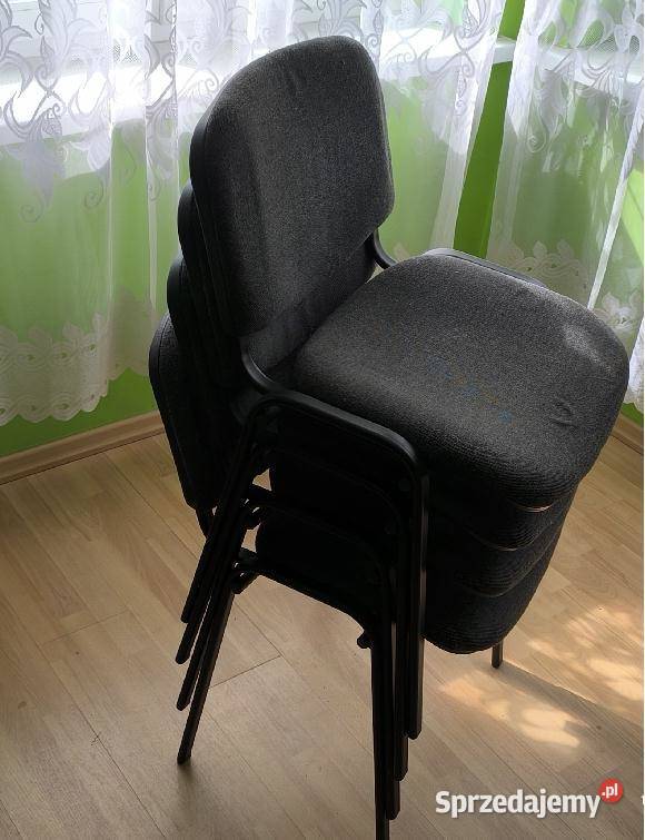 Krzesła konferencyjne biurowe 4 sprzedam