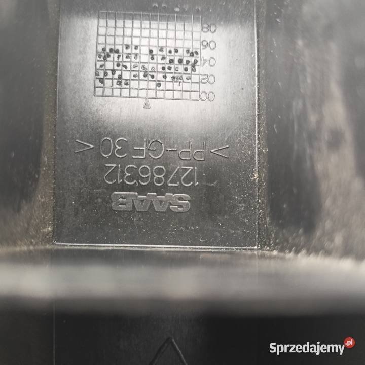 SAAB 93 12786312 ŚLIZG ZDERZAKA LEWY GÓRNY TYŁ Mietków
