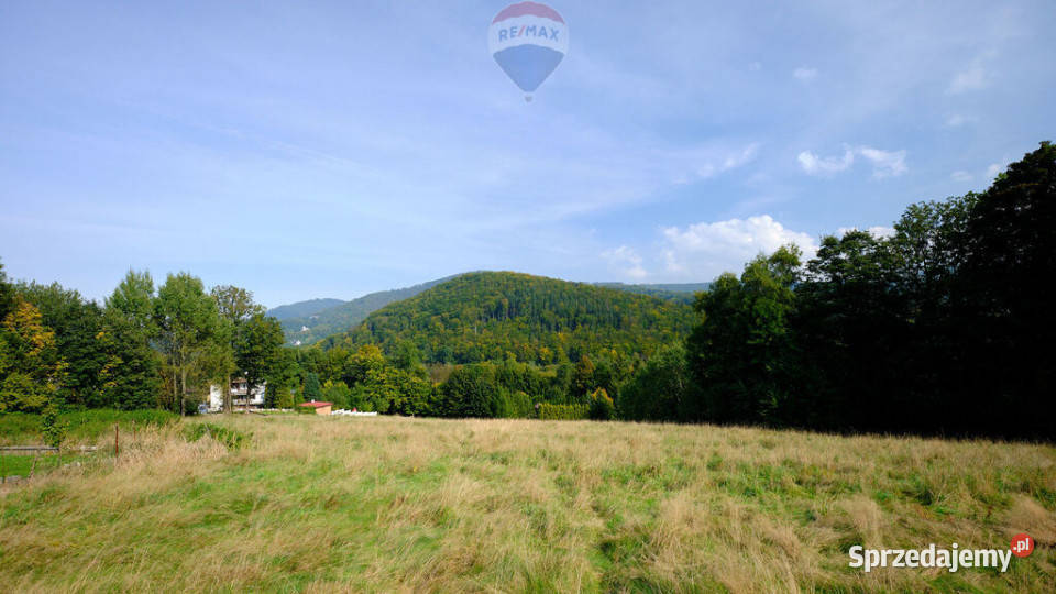 Widokowa działka pod Czantorią asfalt Ustroń